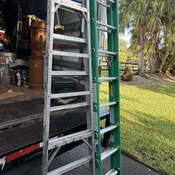 2 Ladders / Werner Green Ladder 16’ $150