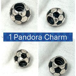 1 Authentic Pandora Soccer Ball Charm