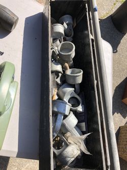 Galvanized cyclone fencing caps