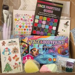 New Deluxe Face/Body PaintSet Kit
