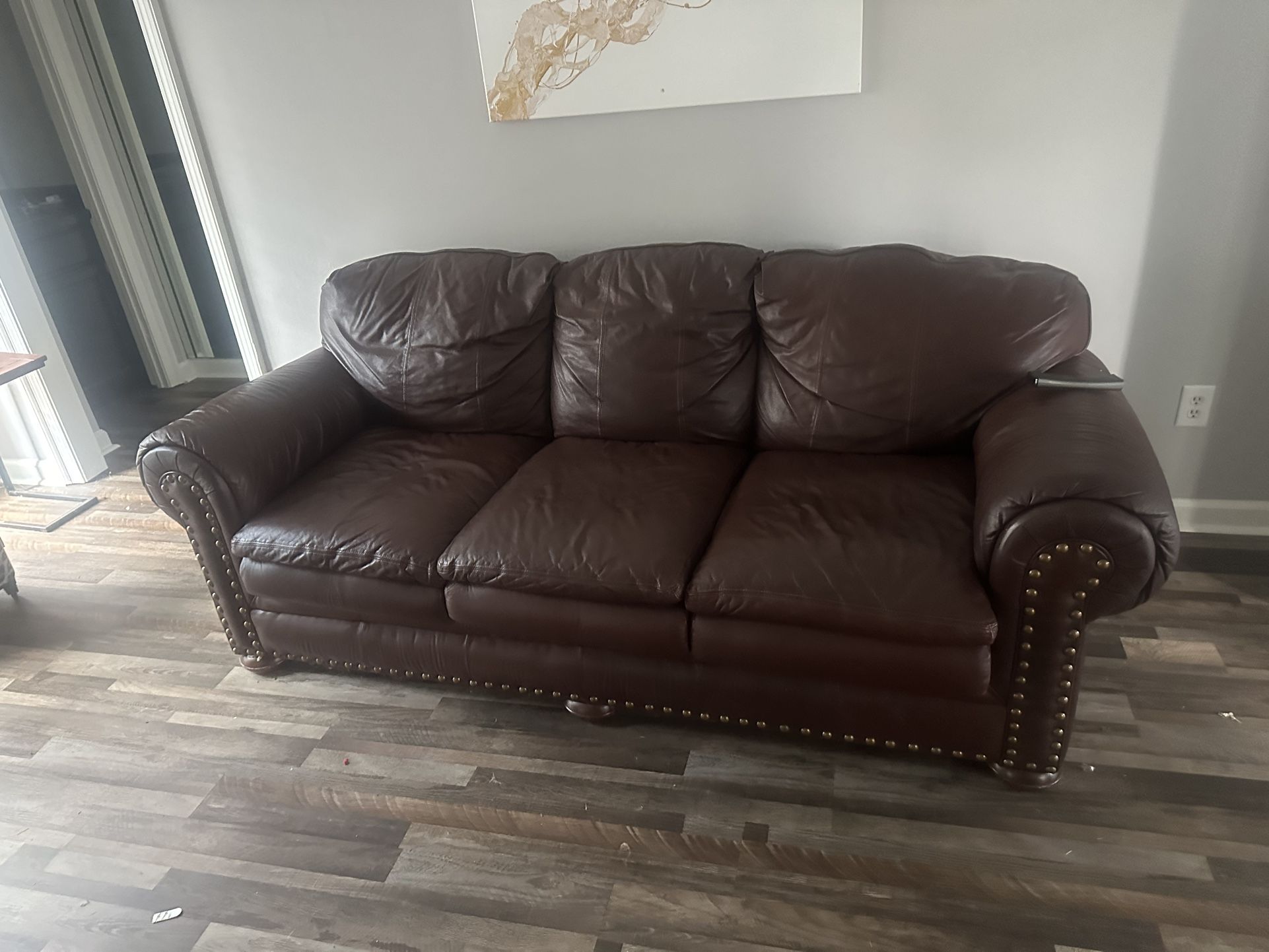 Leather Couch Set
