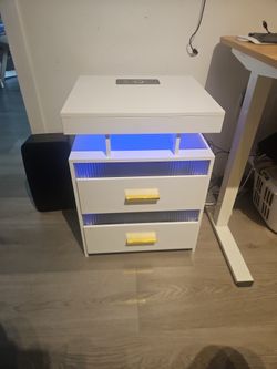 Side Table and Drawers