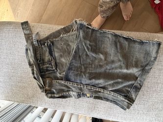 Jean skirt y2k style