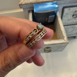 Engagement And Wedding Ring
