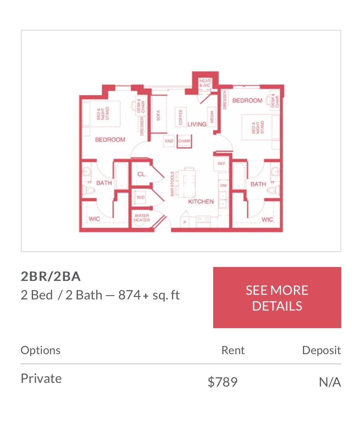 2 Bedroom Apartment @Edge1120