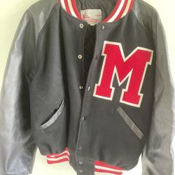 Leather wool quilted lining for men 