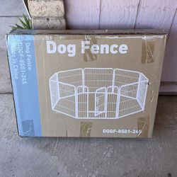 Sweetcrispy DOGF-8S01-24S Canis Playpen Indoor Pet Fence Puppy Exercise Pen 