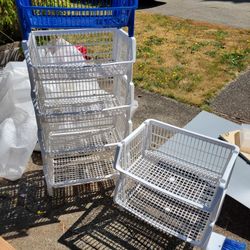 Stacking Plastic Baskets  7