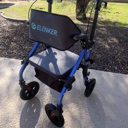 ELENKER All Terrain Rollator Transport Combo 