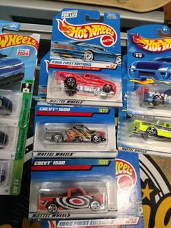 Hotwheels Chevy Trucks Mainline, M2 Machine,Kadio House, And Chevy Emblems 