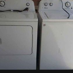 AMANA SET WASHER AND ELECTRIC DRYER PERFECT CONDITION WORKING 