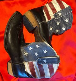 Vintage Roper American Beauty Western Boots Black Womens  Size 10