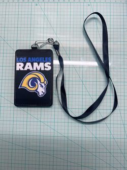 Los Angeles Rams Lanyard with Card Holder