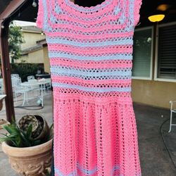 Hand Knitted Youth Dress 