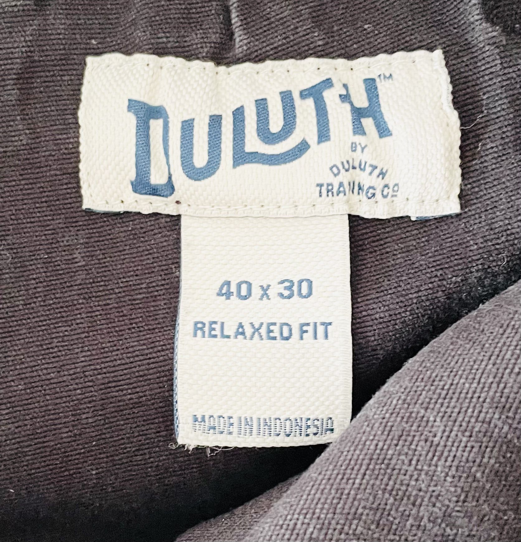 Duluth Trading Co. Men’s 40x30 Relaxed Fit Flex Fire Hose Cargo Pants Black