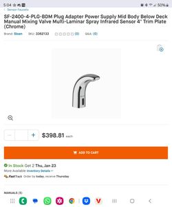 SLOAN Faucet 