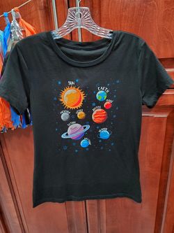 Planet space shirt woman