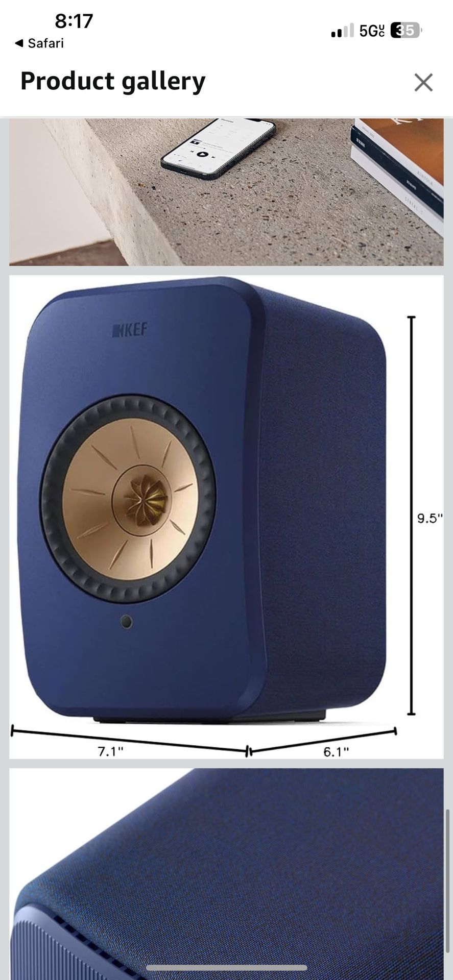High End Wireless Bluetooth Speakers For SALE!!! (gently Used) KEF LSX II Wireless HiFi Speaker System (Cobalt Blue)
