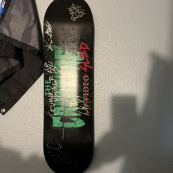 Signed CREATURE Video Release Board