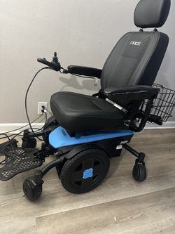 Pride Jazzy Evo 613 Power Wheelchair Robins Egg Blue (matte Color) ( Like New) 18 Inch Seat Width
