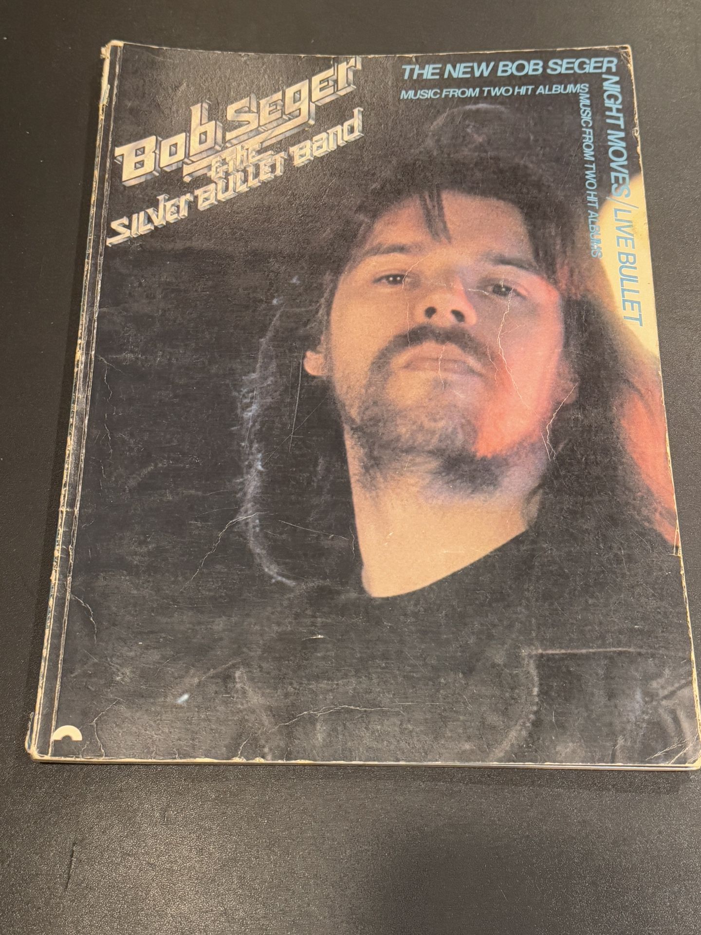 BOB SEGER & The SILVER BULLET BAND Sheet Music NIGHT MOVES LIVE BULLET BOOK 1978. Acceptable condition, a few pages coming loose.