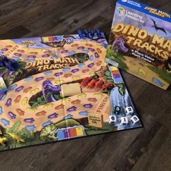 Dino Math Tracks (addition and subtraction game)