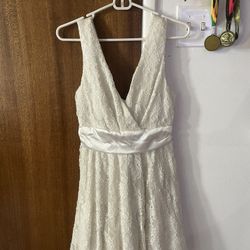 White Lacy Dress