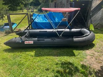 Aleko Inflatable Boat with Bimini Top