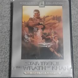 Star Trek Double Disc DVD Movie Series Wrath Of Khan Wide screen 