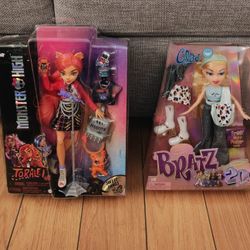 Bratz Cloe Doll And Monster High Toralei Doll Brand New In Box Never Opened. Fontana Pickup.