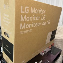 LG 32” Gaming Monitor 32MR50C Brand New In Box!