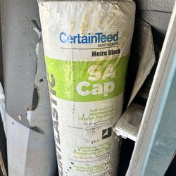 Certainteed moire black rolled roofing.