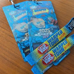 2 VIP Tickets to 2025 Vans Warped Tour Long Beach