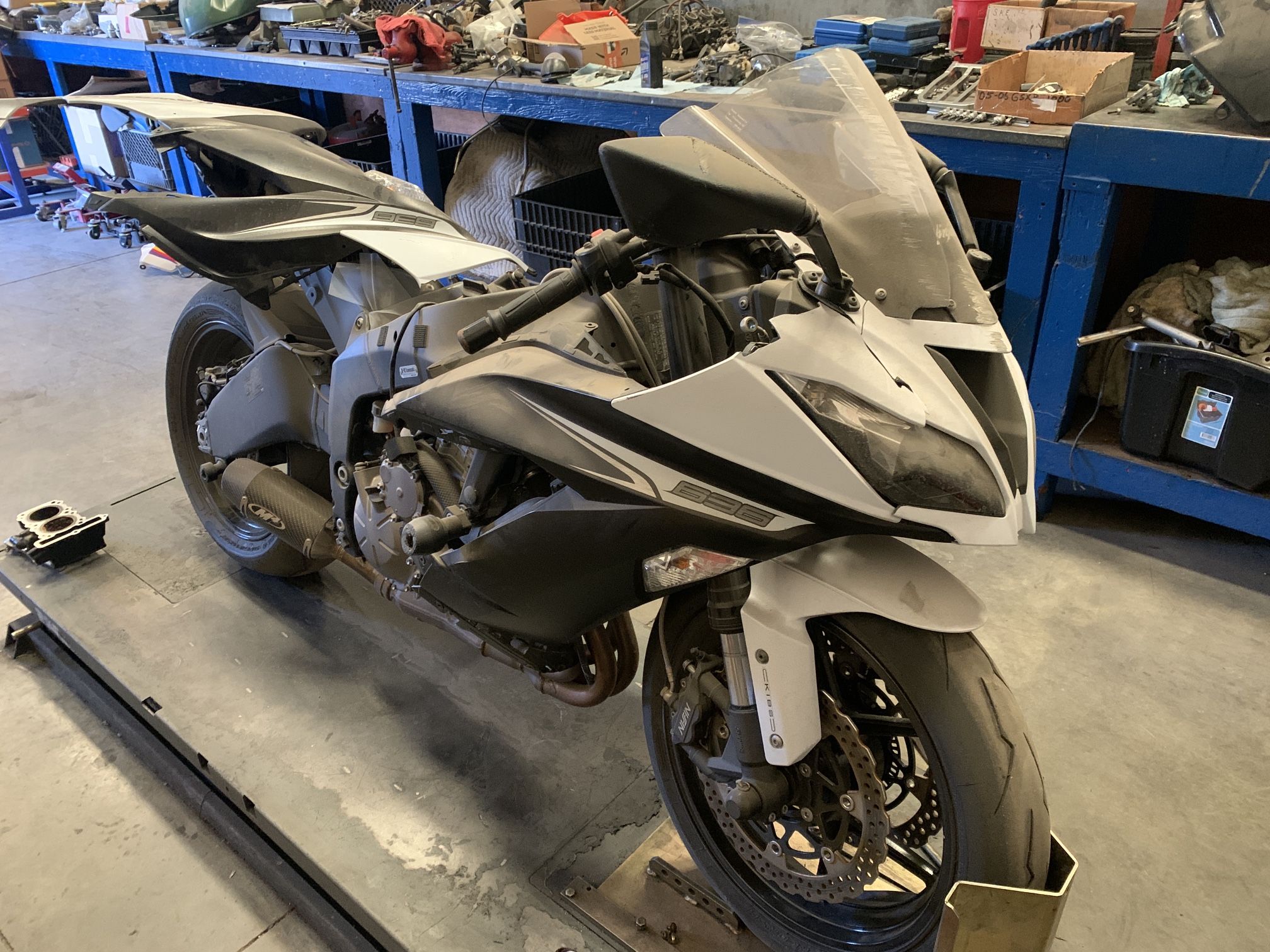 Parting Out: 2013 ZX636 ZX6R Ninja Motorcycle Wheels Rims Headlight Speedometer Forks ECU