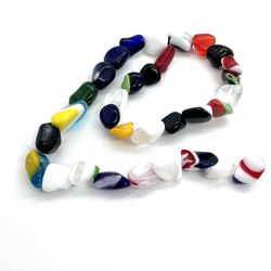 Strand Of Fancy Glass Beads
