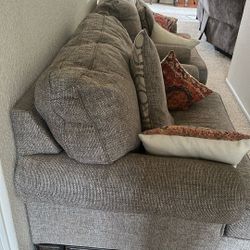 Chair & 1/2 w/Ottoman (x2)