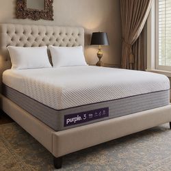 King Size Mattress Purple 3 Hybrid Direct From Factory - Premium Comfort - Same Day Delivery  🚚 