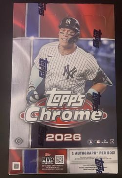 Topps chrome 2026 baseball