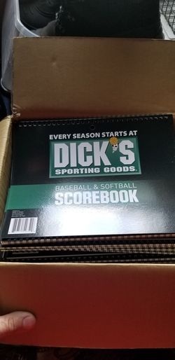 Dick's sporting goods baseball / softball scorebooks $5 ea.