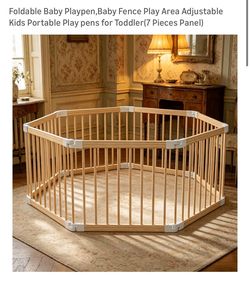 Foldable baby playpen