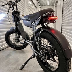 750 Watt Electric E-Bike, 35Mph, Miami Style, 20x4.0 Fat Tire