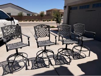 Bar stool height patio chairs