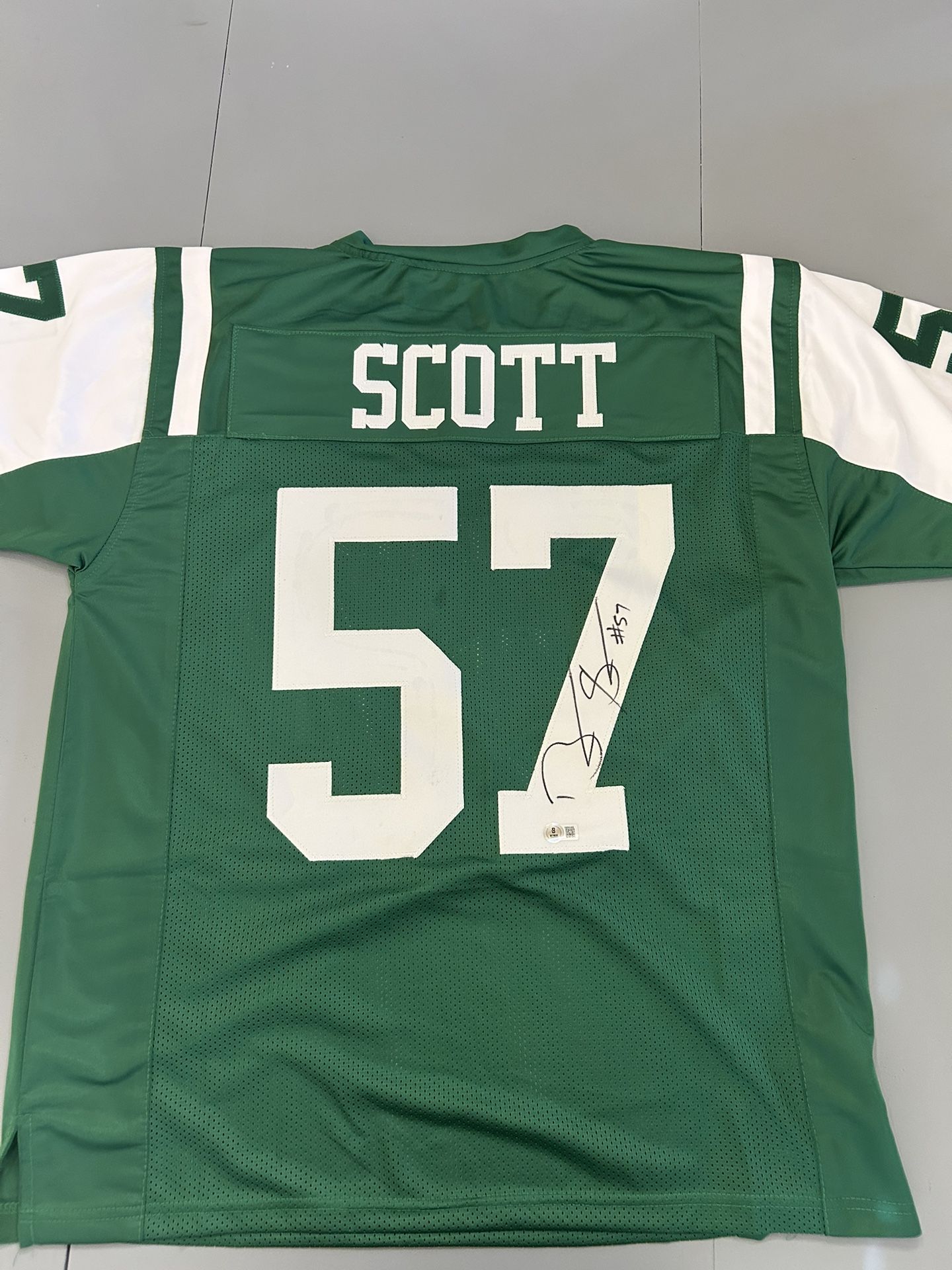 Bart Scott Signed Jersey (Beckett)