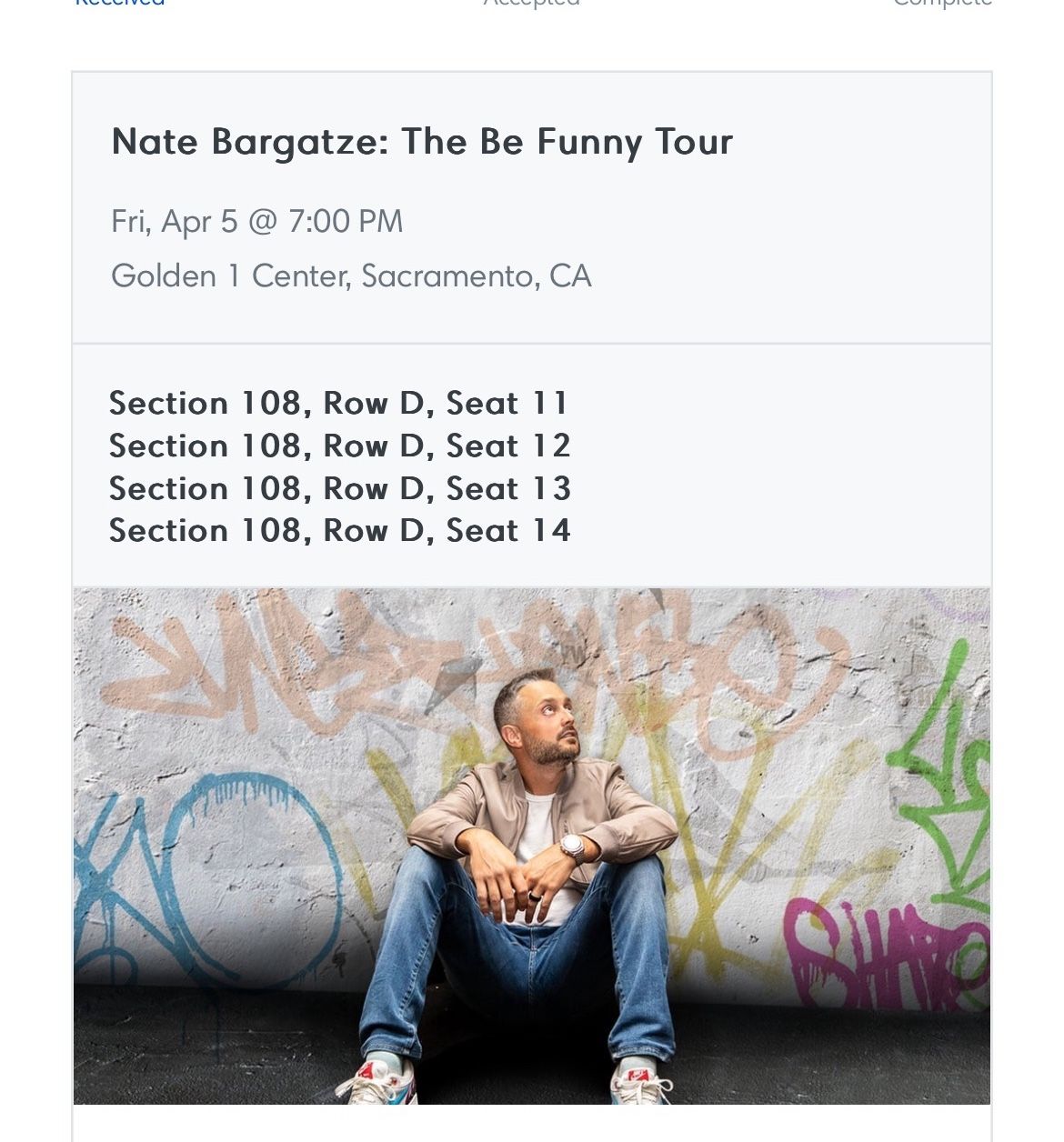 Tickets To Nate Bargatze