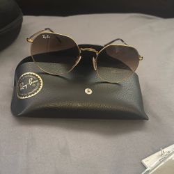 Gold Ray Ban Jack Brown Lens