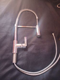 ENZO RODI Chrome Kitchen Faucet with Pull-Down Sprayer
