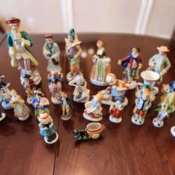 Vintage Collection Occupied Japan Ceramic Figurines Lot of 25