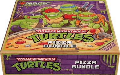 MTG Pizza Bundle Teenage Mutant Ninja Turtles TMT New Sealed Magic the Gathering