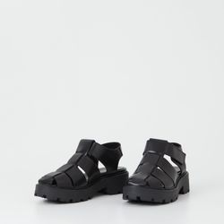 Vagabond Cosmo 2.0 Black Fisherman Sandal Size 10