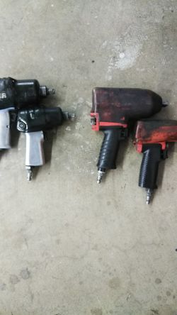 Ingersoll Rand and Snap-On Impact Wrenches